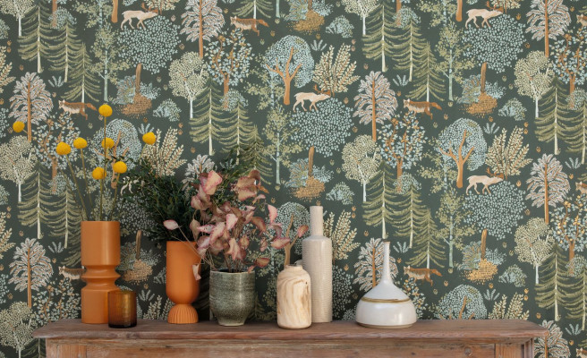 Bespoke Fromental Bucolic wallpaper panel, made for the Dorset showroom of  luxury bed makers And So To Bed http://… | Bed maker, Headboards for beds,  Luxury bedding